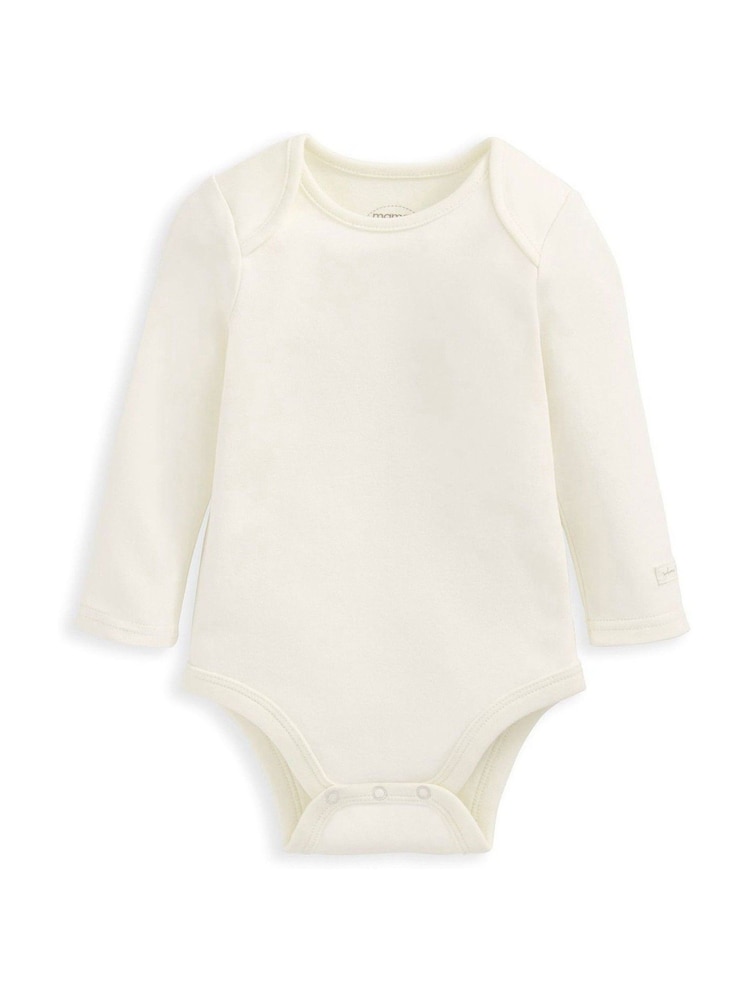 Mamas & Papas Teddi Bear teksturiran 100% pamuk Braun treger pantalone & Bodi set - Image 6 of 7