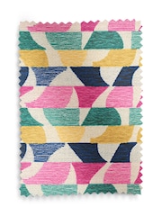 Broken Geo Chenille Pink Wilson Highback Armchair - Image 9 of 9
