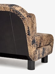 Opulent Velvet Leopard Print Palma Double Sofa Bed - Image 10 of 11