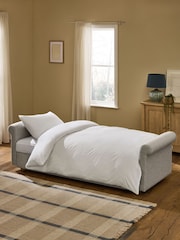 Chunky Weave Mid Natural Watson Storage Sofa Bed - Image 6 of 16