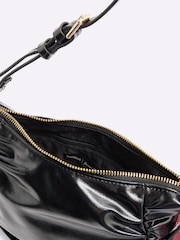 River Island Наплечная сумка из искусственной кожи с рюшами - Image 4 of 6