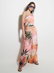 flare estampadaRiver Island Location Print - Imagem 1 de 4
