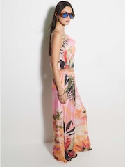 flare estampadaRiver Island Location Print - Imagem 3 de 4