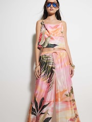 flare estampadaRiver Island Location Print - Imagem 4 de 4