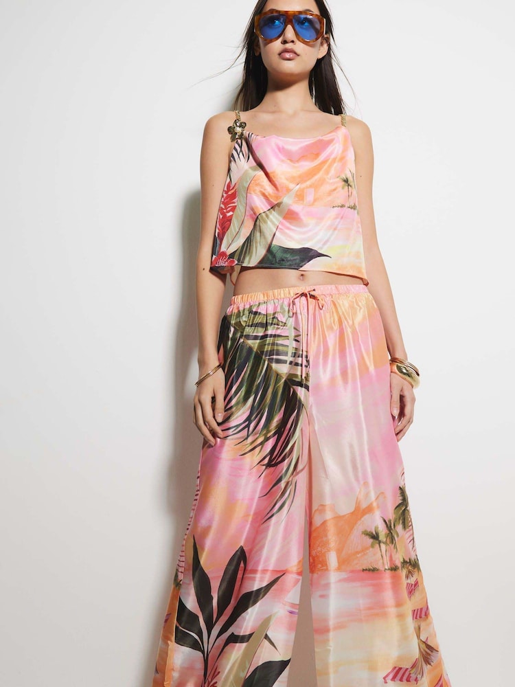 flare estampadaRiver Island Location Print - Imagem 4 de 4