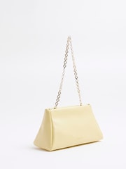River Island Yellow Faux Leather Structured Clutch Bag - Image 4 of 6
