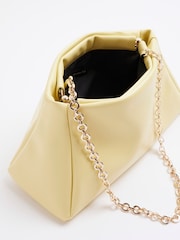 River Island Yellow Faux Leather Structured Clutch Bag - Image 6 of 6