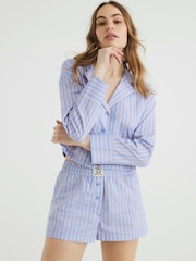 River Island Stripe 100% Cotton Shirt and Shorts Set - Bild 2 von 4
