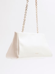 Weiß - River Island Faux Leather Structured Clutch Bag - Bild 5 von 6
