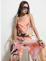 River Island Light Pink Pink Printed Top - Image 3 of 4