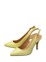 Ravel Yellow Slingback Court Shoes - Image 2 of 4