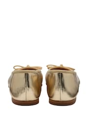Ravel Gold Ballerina Shoes - Image 3 of 4