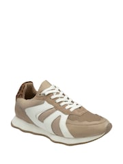 Ravel Natural Leather Lace-Up Trainers - Image 1 of 4