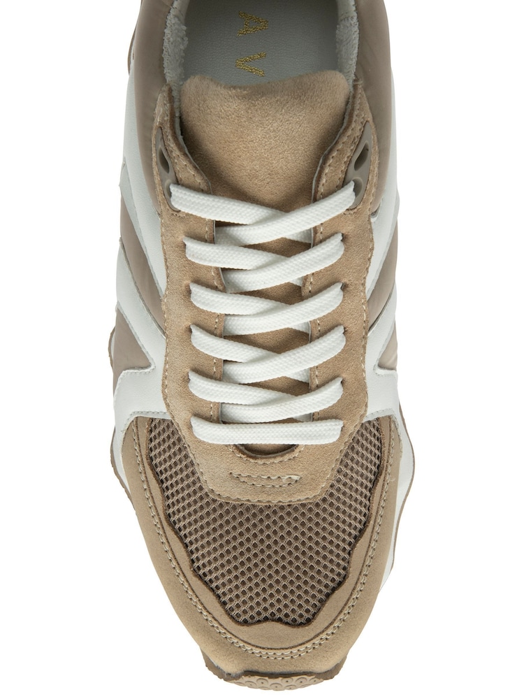 Ravel Natural Leather Lace-Up Trainers - Image 4 of 4