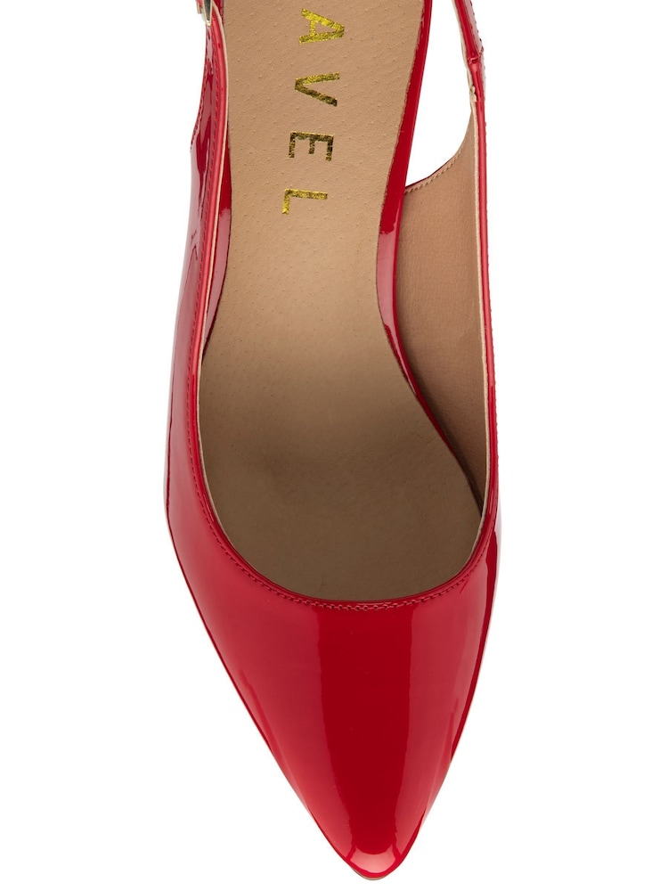 Ravel Red Slingback Court Shoes - Image 4 of 4