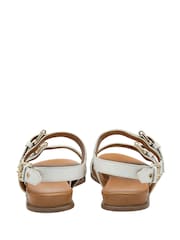 Ravel White Leather Slingback Sandals - Image 3 of 4