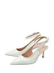 Branco - Ravel Pointed-Toe Court Shoes - Imagem 2 de 4