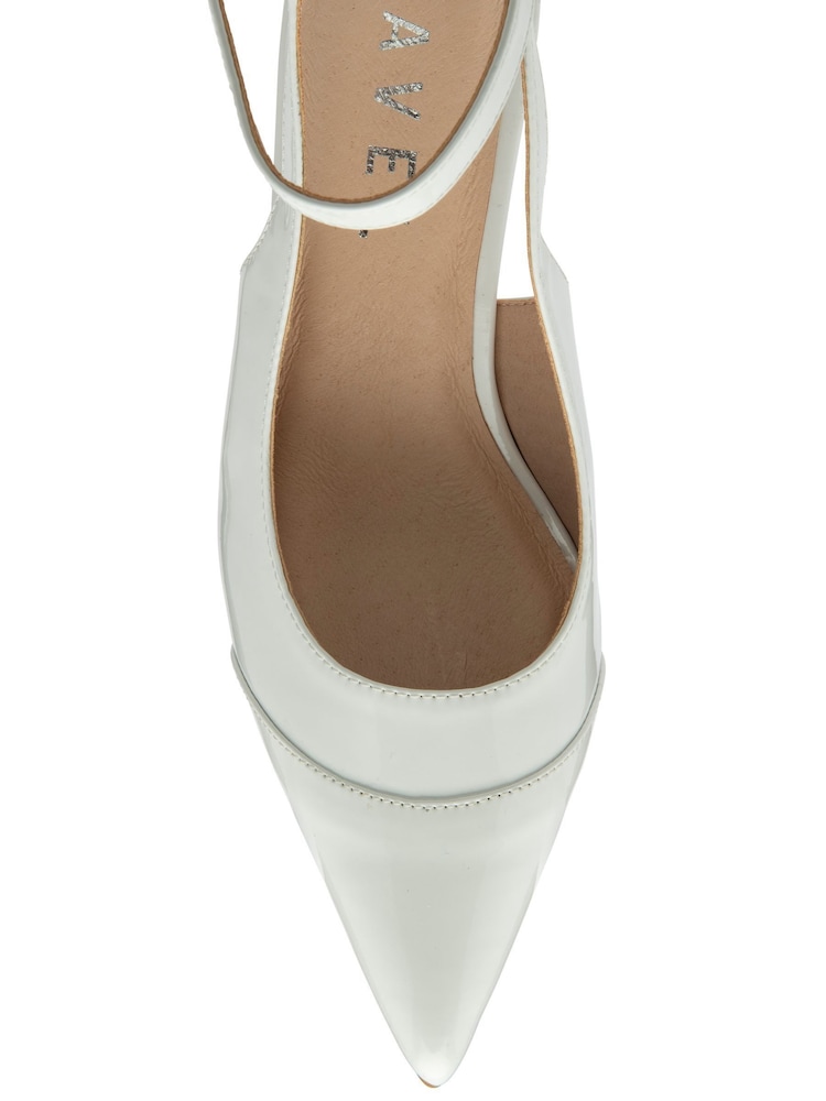 Branco - Ravel Pointed-Toe Court Shoes - Imagem 4 de 4