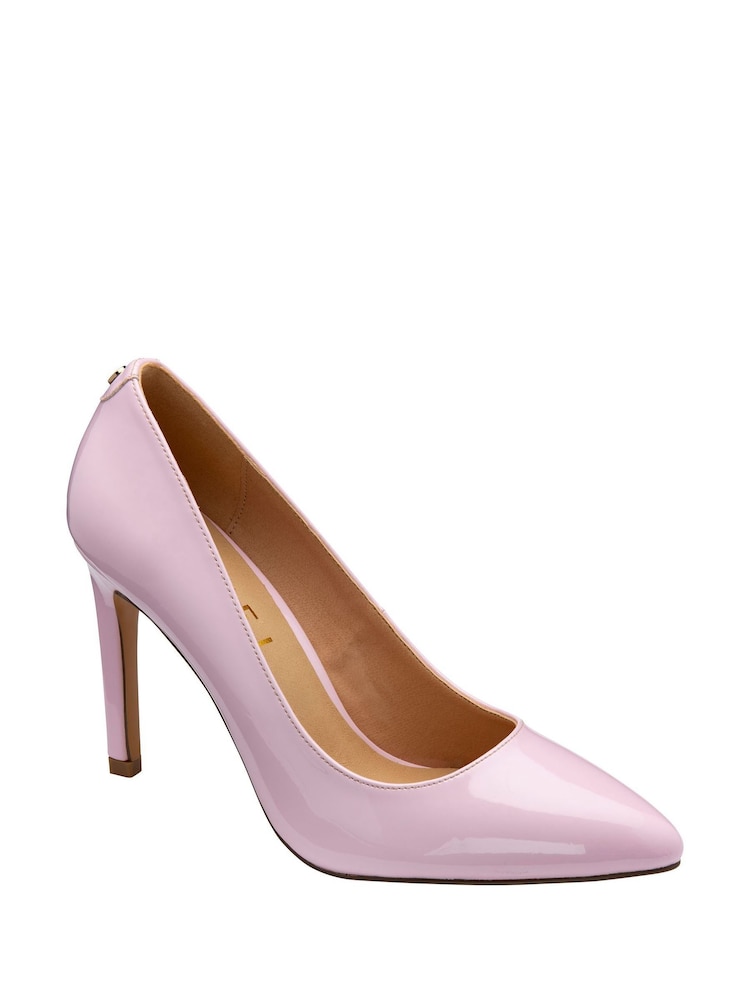 Ravel Pale Pink Patent Stiletto-Heel Court Shoes - Image 1 of 4