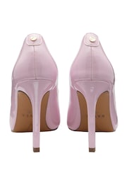 Ravel Pale Pink Patent Stiletto-Heel Court Shoes - Image 3 of 4