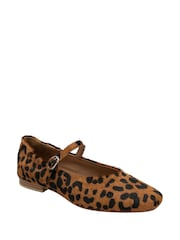 Ravel Animal Print Leather Mule Shoes - Image 1 of 4