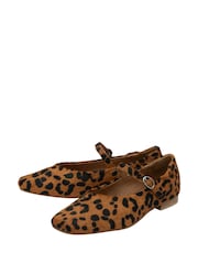 Ravel Animal Print Leather Mule Shoes - Image 2 of 4