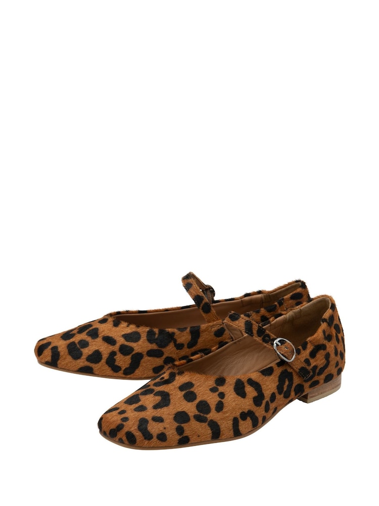 Ravel Animal Print Leather Mule Shoes - Image 2 of 4