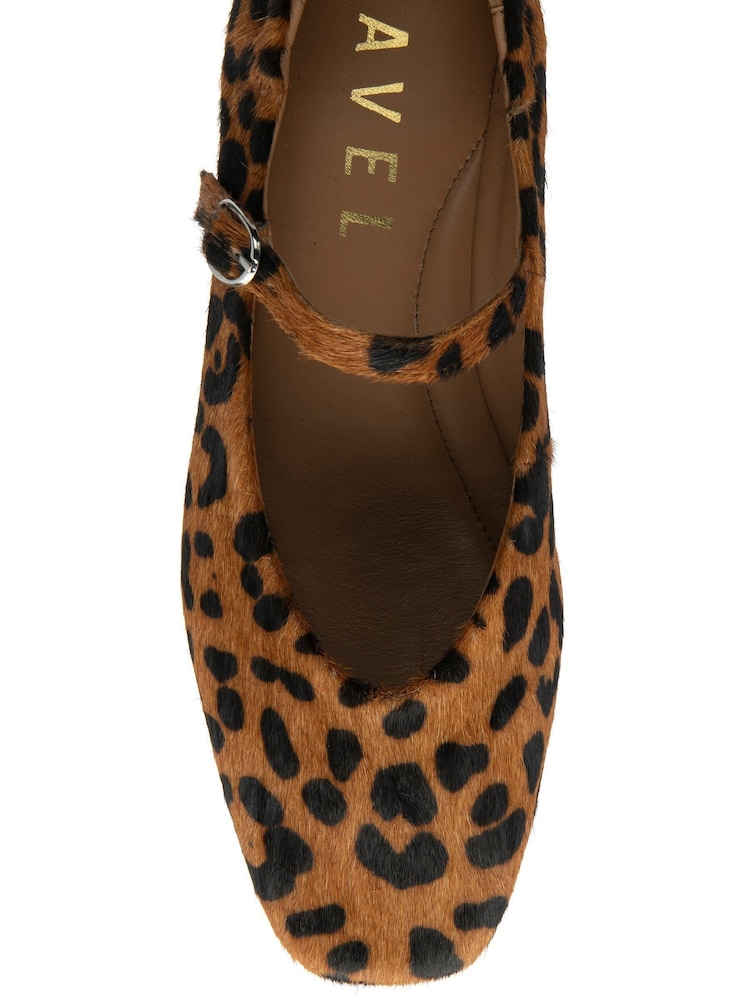 Ravel Animal Print Leather Mule Shoes - Image 4 of 4