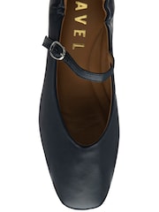 Ravel Blue Leather Mule Shoes - Image 4 of 4