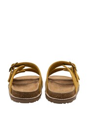 Ravel Yellow Suede Open-Toe Sandals - Image 3 of 4