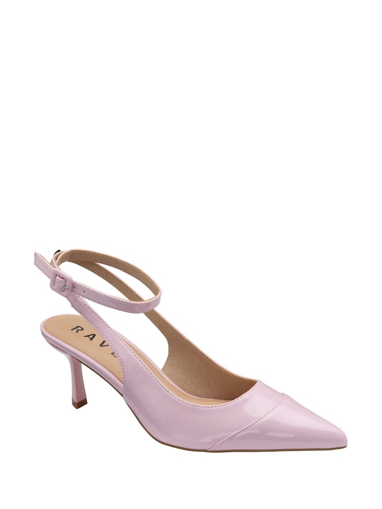 Rosa - Ravel Pointed-Toe Court Shoes - Imagem 1 de 4