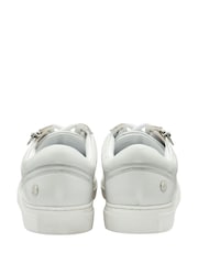 Ravel White Leather Zip-Up Trainers - Image 3 of 4