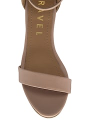 Ravel Pink Leather Heeled Sandals - Image 4 of 4