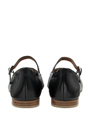 Ravel Black Leather Mule Shoes - Image 3 of 4