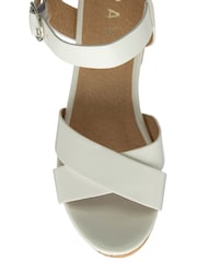 Ravel White Open-Toe Platform Sandals - Image 4 of 4
