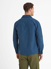 Tog 24 Blue Mens Maley 100% Cotton Shacket - Image 4 of 7