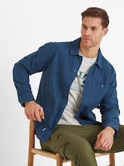 Tog 24 Blue Mens Maley 100% Cotton Shacket - Image 5 of 7