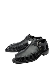 Ravel Black Leather Shoes - Image 2 of 4