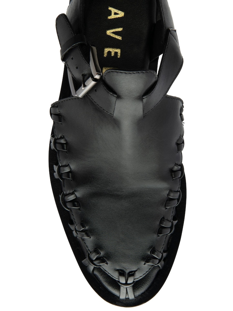 Ravel Black Leather Shoes - Image 4 of 4