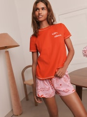 Red Short Set Pyjamas - Image 2 of 6