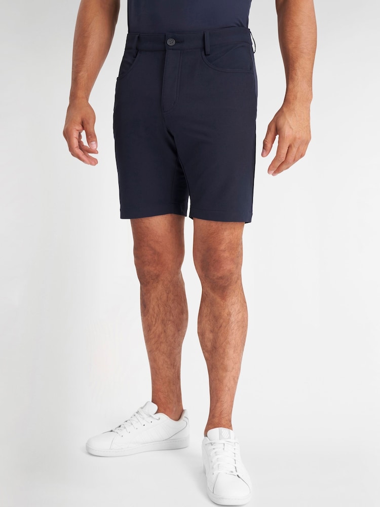 Pantalones cortos azules elásticos en 4 direcciones Genius de Calvin Klein Golf - Imagen 1 de 1