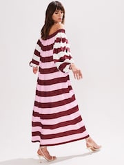 Ro&Zo Pink Stripe Bandeau Dress - Image 3 of 3
