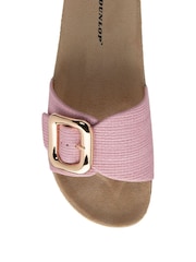 Dunlop Pink Single Buckle Footbed Sandals - Image 4 of 4