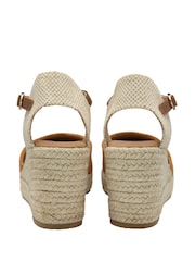 Dunlop Brown Wedge Shoes - Image 3 of 4