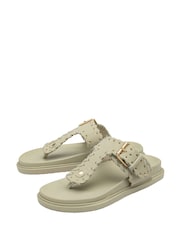 Dunlop Green Toe-Post Footbed Sandals - Image 2 of 4