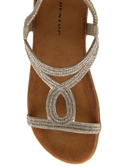 Dunlop Gold Tear-Drop Elasticated Sandals - Image 4 of 4