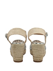 Dunlop Silver Wedge Shoes - Image 3 of 4