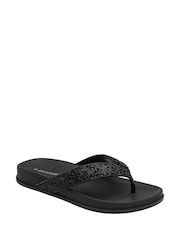 Dunlop Black Toe-Post Sandals - Image 1 of 4