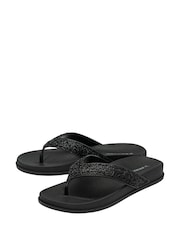 Dunlop Black Toe-Post Sandals - Image 2 of 4