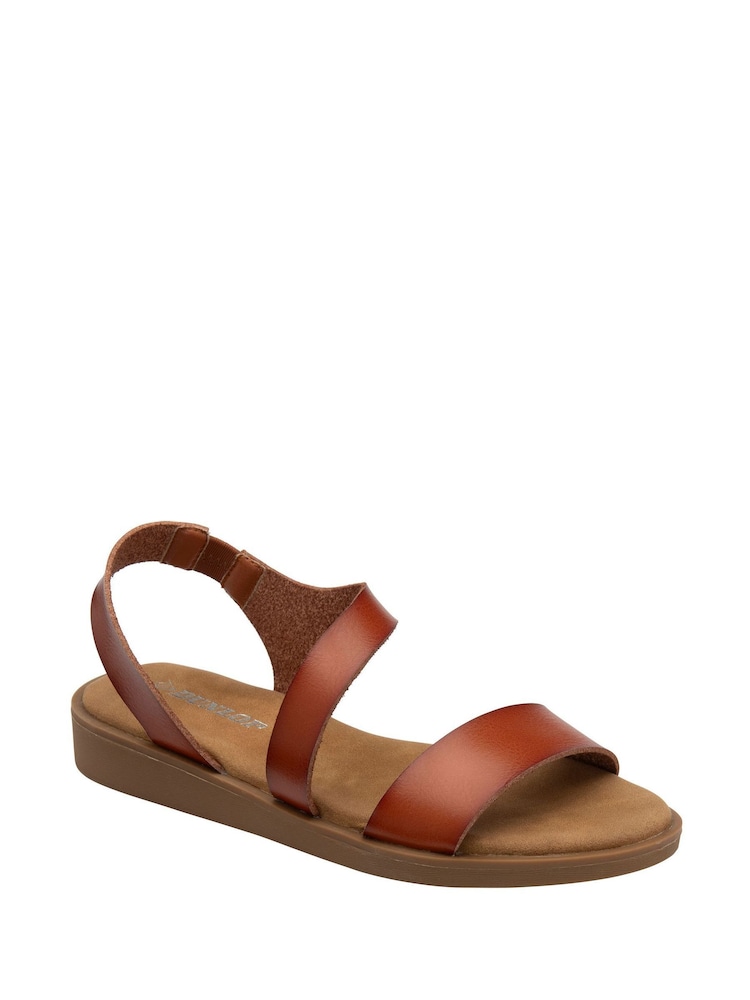 Marrón - Dunlop Twin Strap Buckle Sandals - Imagen 1 de 4 Marrón - Dunlop Twin Strap Buckle Sandals - Imagen 1 de 4